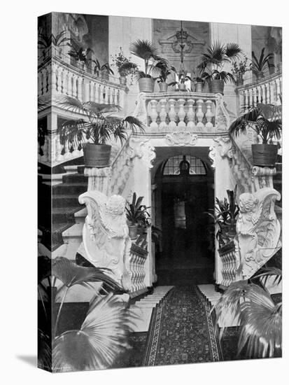 The Staircase of Admiralty House, Malta, 1896-null-Stretched Canvas