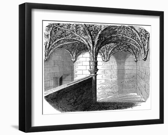 The Staircase of the Hotel De Bourgogne, Paris, 1882-1884-Gagniet Gagniet-Framed Giclee Print