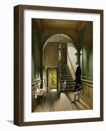 The Staircase of the London Residence of the Painter, 1828-Pieter Christoffel Wonder-Framed Giclee Print