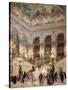 The Staircase of the New Opera of Paris-Louis Beroud-Stretched Canvas