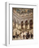 The Staircase of the New Opera of Paris-Louis Beroud-Framed Giclee Print