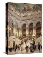 The Staircase of the New Opera of Paris-Louis Beroud-Stretched Canvas