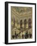 The Staircase of the Opera, 1877-Louis Beroud-Framed Giclee Print