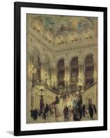 The Staircase of the Opera, 1877-Louis Beroud-Framed Giclee Print