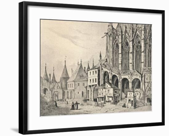 'The Staircase of the Sainte-Chapelle', 1700 (1915)-Unknown-Framed Giclee Print