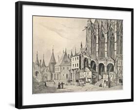 'The Staircase of the Sainte-Chapelle', 1700 (1915)-Unknown-Framed Giclee Print