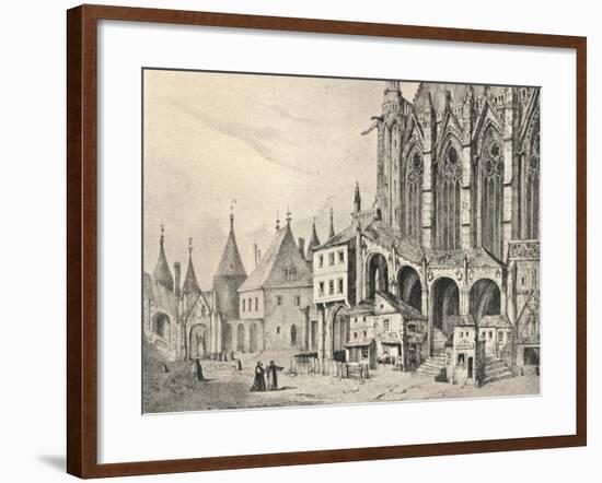 'The Staircase of the Sainte-Chapelle', 1700 (1915)-Unknown-Framed Giclee Print