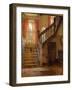 The Staircase, Whittington Court, Gloucestershire-Helen Allingham-Framed Premium Giclee Print