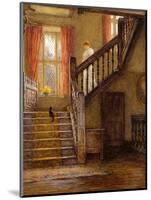 The Staircase, Whittington Court, Gloucestershire-Helen Allingham-Mounted Giclee Print