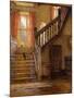 The Staircase, Whittington Court, Gloucestershire-Helen Allingham-Mounted Giclee Print