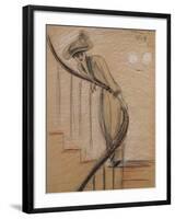 The Staircase-Paul Cesar Helleu-Framed Premium Giclee Print