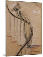 The Staircase-Paul Cesar Helleu-Mounted Premium Giclee Print