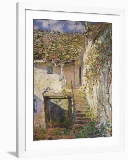 The Stairs, 1878-Claude Monet-Framed Giclee Print