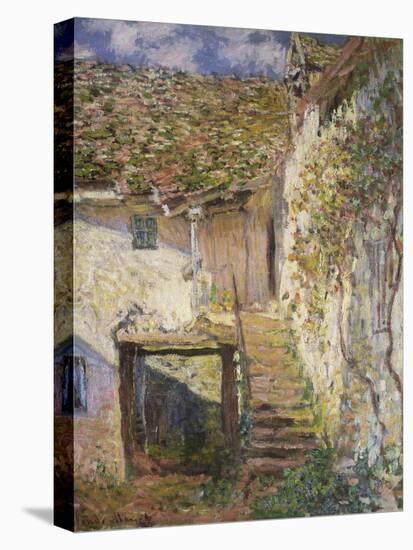 The Stairs, 1878-Claude Monet-Stretched Canvas