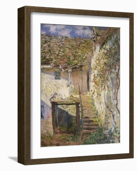 The Stairs, 1878-Claude Monet-Framed Giclee Print