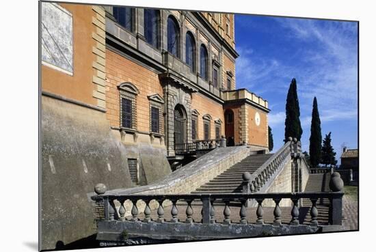 The Stairs in Front of Farnese Palace-null-Mounted Giclee Print