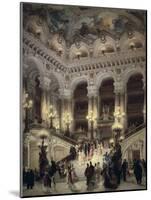 The Stairway of the Opera, Paris-Jean Béraud-Mounted Art Print