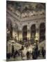 The Stairway of the Opera, Paris-Jean Béraud-Mounted Art Print