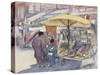 The Stall by the Bridge-Mortimer Ludington Menpes-Stretched Canvas