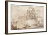 The Stalled Cart, 1759-Jean-Honore Fragonard-Framed Giclee Print