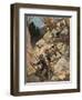 The Stampede of the Smugglers-René Bull-Framed Giclee Print