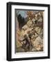 The Stampede of the Smugglers-René Bull-Framed Giclee Print