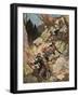 The Stampede of the Smugglers-René Bull-Framed Giclee Print