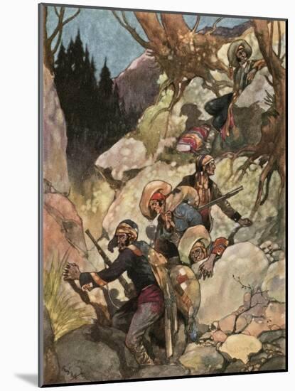 The Stampede of the Smugglers-René Bull-Mounted Giclee Print