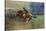 The Stampede-Frederic Sackrider Remington-Stretched Canvas