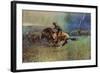 The Stampede-Frederic Sackrider Remington-Framed Art Print