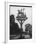 The "Stand and Deliver" Sign of Hopcroft's Halt Oxfordshire England-null-Framed Photographic Print
