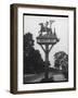 The "Stand and Deliver" Sign of Hopcroft's Halt Oxfordshire England-null-Framed Photographic Print