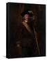 The Standard Bearer, Floris Soop, 1654-Rembrandt van Rijn-Framed Stretched Canvas