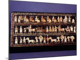 The Standard of Ur, Sumerian, Southern Iraq, c. 2500 BC-null-Mounted Photographic Print