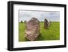 The Standing Stones in a Shape of a Ship known as Als Stene (Aleos Stones) (Ale's Stones)-Michael Nolan-Framed Photographic Print