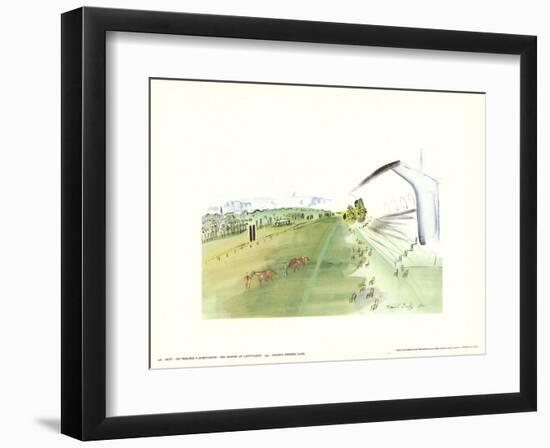 The Stands at Saint-Cloud-Raoul Dufy-Framed Art Print