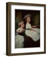 The Stanhope Children-George Romney-Framed Giclee Print