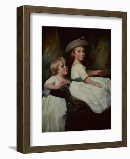 The Stanhope Children-George Romney-Framed Giclee Print