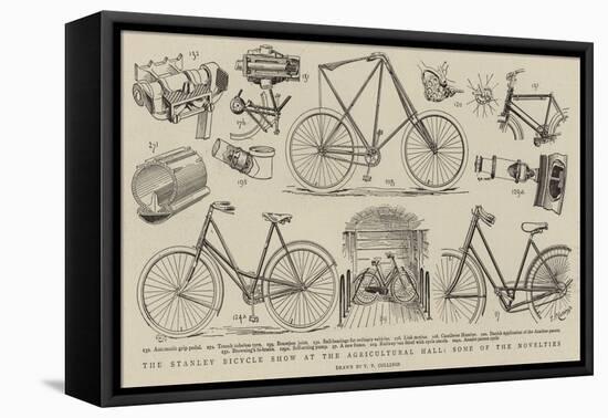 The Stanley Bicycle Show at the Agricultural Hall, Some of the Novelties-null-Framed Stretched Canvas