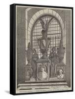 The Stanley Monument in Chelsea Old Church, Restored by the Earl of Derby in 1858-null-Framed Stretched Canvas