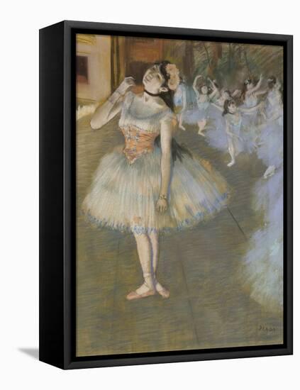 The Star, 1879-81-Edgar Degas-Framed Stretched Canvas