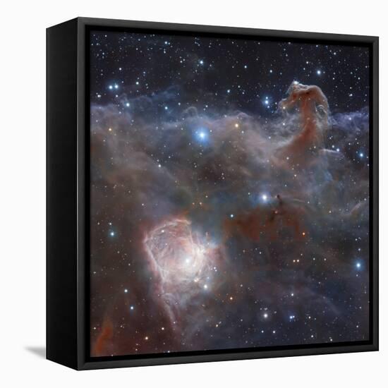 The Star-forming Region NGC 2024 in the Constellation Orion-Stocktrek Images-Framed Stretched Canvas