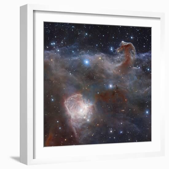 The Star-forming Region NGC 2024 in the Constellation Orion-Stocktrek Images-Framed Photographic Print