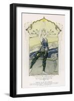 The "Star of Stars" of les Ballets Russes-Manuel Orazi-Framed Art Print