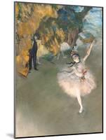 The Star, or Dancer on the Stage, circa 1876-77-Edgar Degas-Mounted Premium Giclee Print