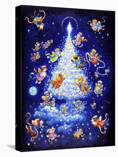 The Star Tree - Rectangle-Bill Bell-Stretched Canvas