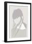 The Stare-Militza Schwartz-Framed Art Print