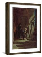 The Stargazer, c.1863-Carl Spitzweg-Framed Giclee Print