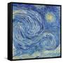 The Starry Night, June 1889 (Detail)-Vincent van Gogh-Framed Stretched Canvas