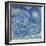 The Starry Night, June 1889 (Detail)-Vincent van Gogh-Framed Giclee Print